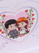 Открытка Приглашение Love is - парочка от  6