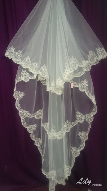 Фата (арт.853) от Свадебный салон Wedding Lily 1