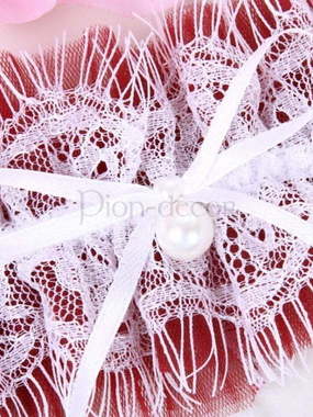 Подвязка Pearl and lace марсала от  2