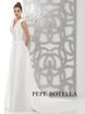 Свадебное платье Pepe Botella (Арт.504). Силуэт Прямое. Цвет Айвори / Капучино, Белый / Молочный. Вид 1