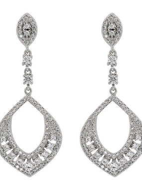 Серьги SE12244 из Посеребренная бижутерия от Love Wedding Couture 1