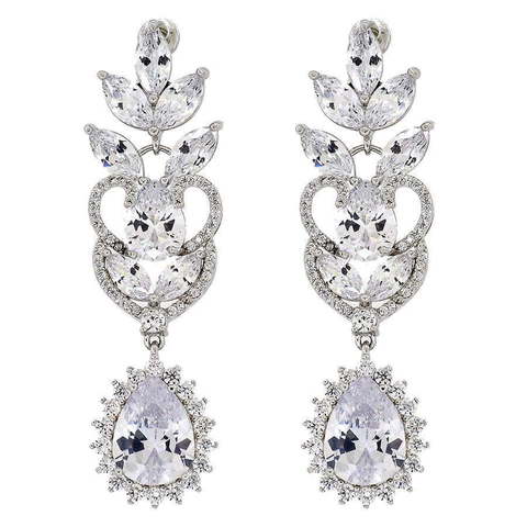Серьги SE07376chb из Посеребренная бижутерия от Love Wedding Couture 1