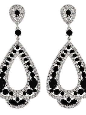 Серьги A6456chb из Посеребренная бижутерия от Love Wedding Couture 1