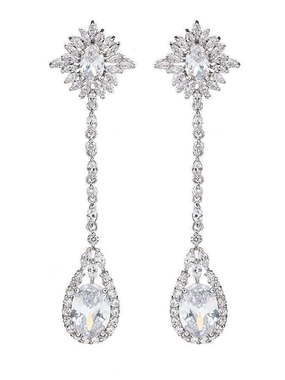 Серьги A63699 из Посеребренная бижутерия от Love Wedding Couture 1