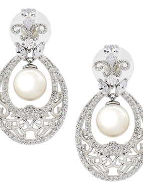 Серьги E3167 из Посеребренная бижутерия от Love Wedding Couture 1