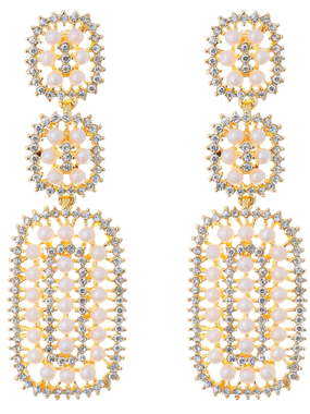 Серьги SDL11g из Позолоченная бижутерия от Love Wedding Couture 1