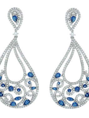 Серьги SE12262s из Посеребренная бижутерия от Love Wedding Couture 1