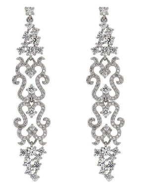 Серьги A10125 из Посеребренная бижутерия от Love Wedding Couture 1