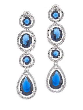 Серьги  A63832 из Посеребренная бижутерия от Love Wedding Couture 1