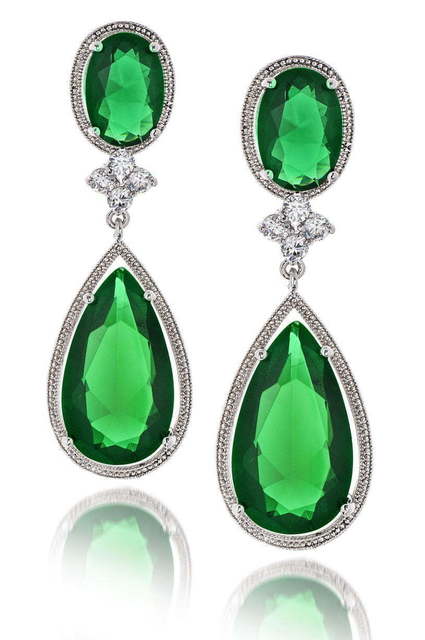 Серьги A6811 из Посеребренная бижутерия от Love Wedding Couture 1