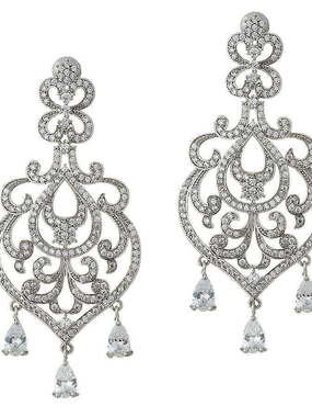 Серьги A6643 из Посеребренная бижутерия от Love Wedding Couture 1