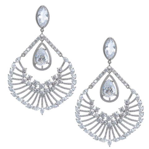 Серьги A7677 из Посеребренная бижутерия от Love Wedding Couture 1