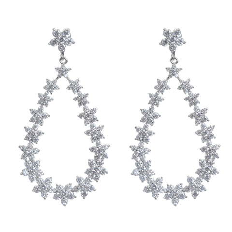 Серьги A8305 из Посеребренная бижутерия от Love Wedding Couture 1