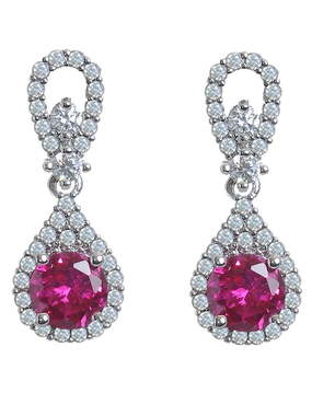 Серьги  A8130 из Посеребренная бижутерия от Love Wedding Couture 1