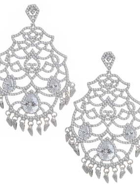 Серьги A10097 из Посеребренная бижутерия от Love Wedding Couture 1