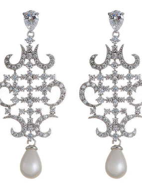 Серьги  A6642 из Посеребренная бижутерия от Love Wedding Couture 1