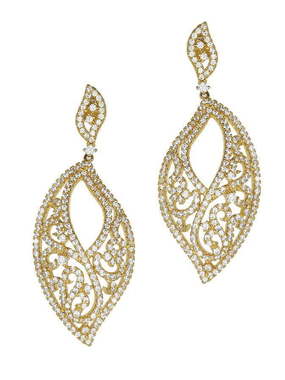 Серьги  SE12258g из Позолоченная бижутерия от Love Wedding Couture 1