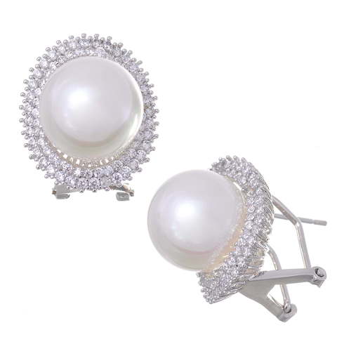 Серьги BE8128 из Посеребренная бижутерия от Love Wedding Couture 1
