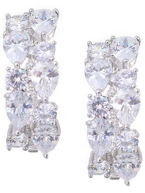Серьги BE88868 из Посеребренная бижутерия от Love Wedding Couture 1