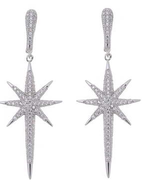 Серьги BE88374 из Посеребренная бижутерия от Love Wedding Couture 1