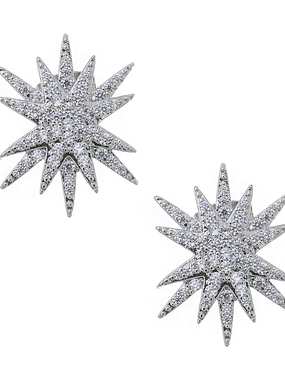 Серьги BE873 из Посеребренная бижутерия от Love Wedding Couture 1