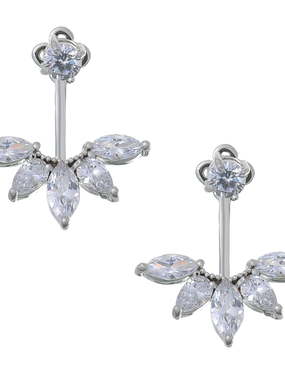 Серьги BE88354 из Посеребренная бижутерия от Love Wedding Couture 1