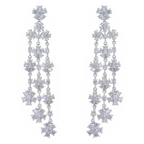 Серьги GLE4747 из Посеребренная бижутерия от Love Wedding Couture 1