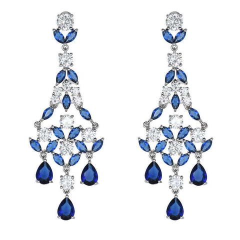 Серьги A8708-1s из Посеребренная бижутерия от Love Wedding Couture 1