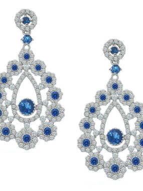 Серьги BE88106s из Посеребренная бижутерия от Love Wedding Couture 1