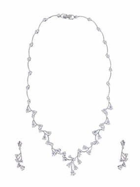 Комплект колье и серьги N57 из Посеребренная бижутерия от Love Wedding Couture 1