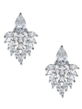 Серьги GLE50561 из Посеребренная бижутерия от Love Wedding Couture 1