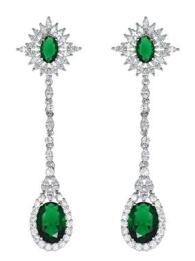 Серьги A63699i из Посеребренная бижутерия от Love Wedding Couture 1