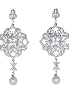 Серьги GLE6550 из Серебро от Love Wedding Couture 1