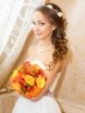 С аксессуарами / Цветами / Фатой, Локоны / Локоны на один бок от Стилист-визажист Ирина Алексеева 2