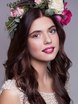 С аксессуарами / Цветами / Фатой, Волны, Локоны / Локоны на один бок от  1
