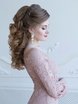 Высокие / Собранные, С плетением, Локоны / Локоны на один бок от Свадебный стилист-визажист Анна Маланичева 1