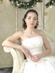 С аксессуарами / Цветами / Фатой, Пучок, Локоны / Локоны на один бок от Свадебный стилист Татьяна Дидевич 3