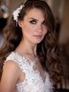 С аксессуарами / Цветами / Фатой, Локоны / Локоны на один бок от Студия декора и флористики Цветочных Дел МАСТЕР 1