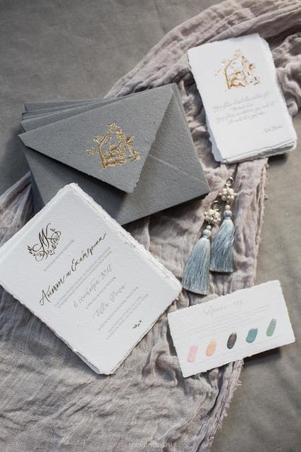Прямоугольные / Квадратные Пригласительное на свадьбу Montenegro wedding от Студия дизайна и каллиграфии To Be Dream 1
