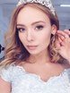 С аксессуарами / Цветами / Фатой, Локоны / Локоны на один бок от Свадебный стилист-визажист Алёна Рей 1