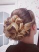 Высокие / Собранные, Пучок, Локоны / Локоны на один бок от Свадебный стилист-визажист Алёна Рей 1