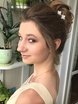 Высокие / Собранные, С аксессуарами / Цветами / Фатой, Пучок от Свадебный стилист Аманова Ольга 2