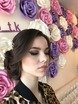 Высокие / Собранные, С аксессуарами / Цветами / Фатой, Пучок, Локоны / Локоны на один бок от Свадебный стилист-визажист Арменуи Шатверян 4