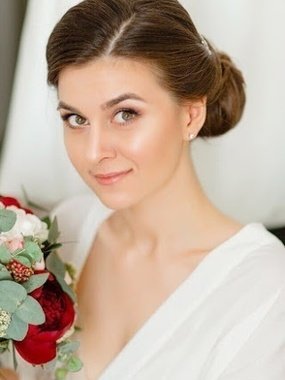 Высокие / Собранные, Пучок, С аксессуарами / Цветами / Фатой от Свадебный стилист Наталья Сильвер 1