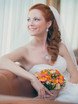 Высокие / Собранные, С аксессуарами / Цветами / Фатой, Локоны / Локоны на один бок от Свадебный стилист Катерина Грищенко 1