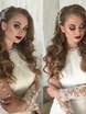 С аксессуарами / Цветами / Фатой, Локоны / Локоны на один бок от Свадебный стилист-визажист Евгения Ващенко 1