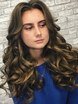 Распущенные, Локоны / Локоны на один бок от Свадебный стилист Кристина Тюпаева 2