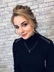 Высокие / Собранные, Пучок, С плетением, Коса / Коса-пучок от Свадебный стилист Кристина Тюпаева 2