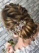 Высокие / Собранные, С аксессуарами / Цветами / Фатой, Пучок, Коса / Коса-пучок от Свадебный стилист Кристина Тюпаева 3