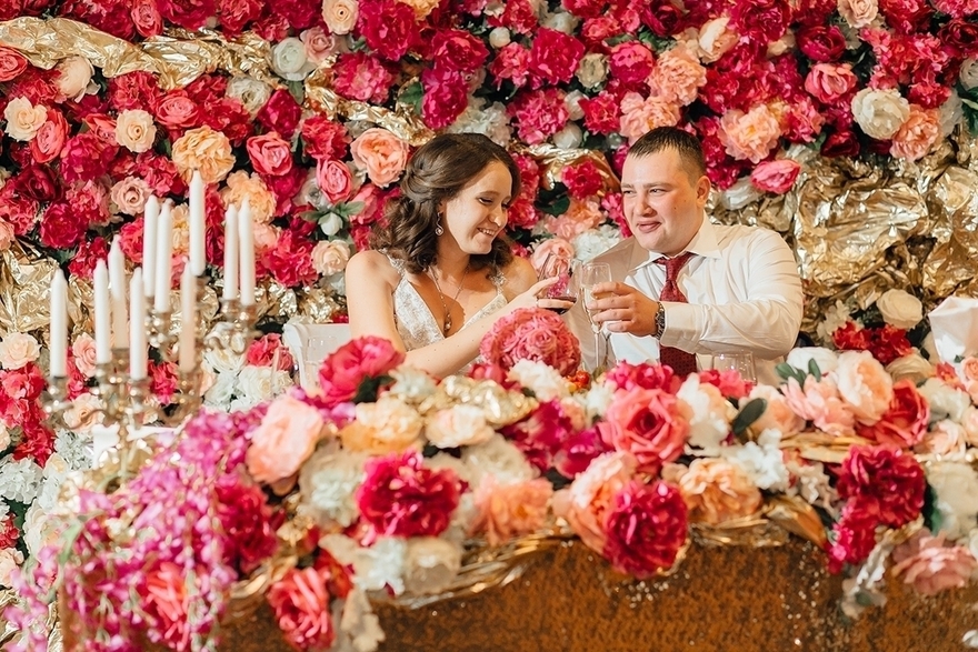 Президиум / Стол молодоженов в Классика от Студия декора Gogelia-Decor 1